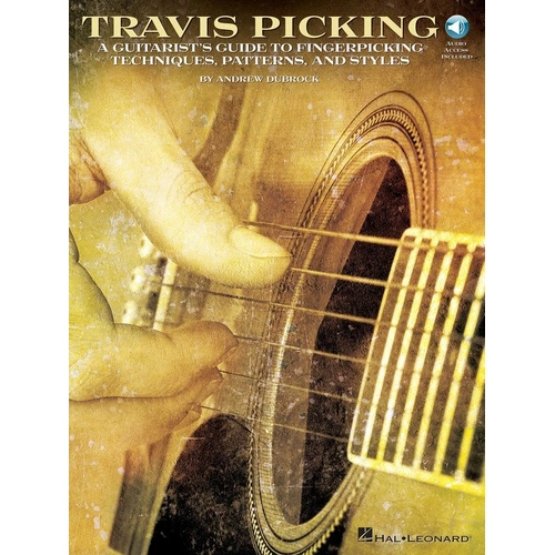 Travis Picking Guitar Instruction Book by Hal Leonard