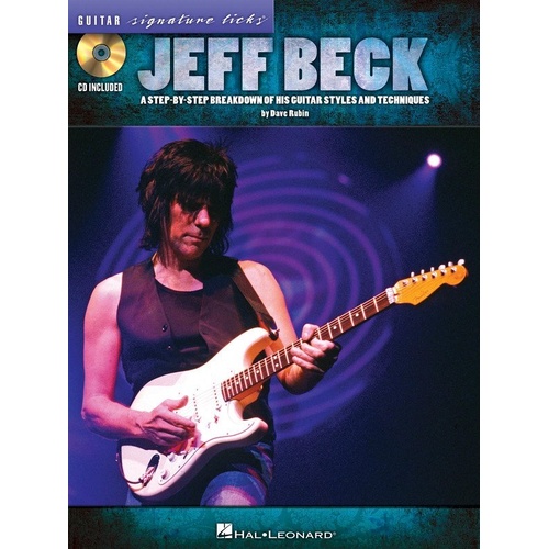 Jeff Beck Signature Licks Guitar Book/CD Pack