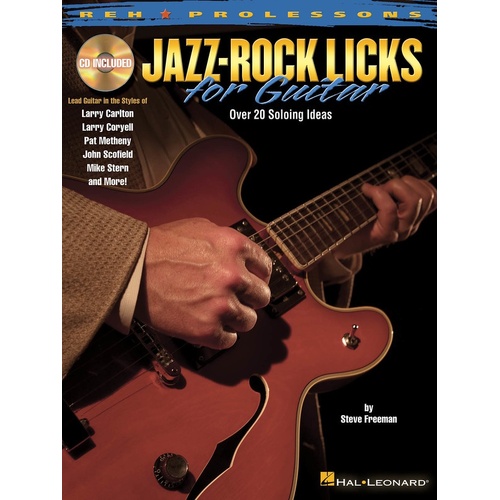 Jazz Rock Licks For Guitar Book/CD (Softcover Book/CD)
