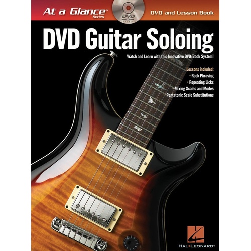 At A Glance Guitar Soloing Book/DVD (Softcover Book/DVD)