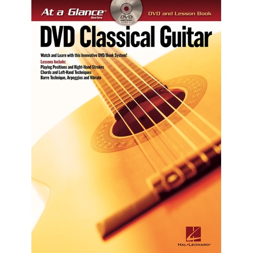 At A Glance Classical Guitar Book/DVD (Softcover Book/DVD)