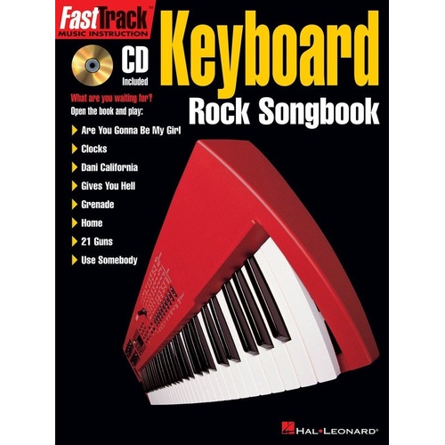 FastTrack Keyboard Rock Songbook BK/CD