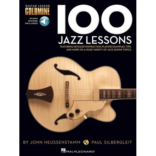 100 Jazz Guitar Lessons Goldmine Series Book