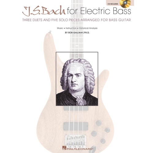 J S Bach For Electric Bass Book/CD (Softcover Book/CD)