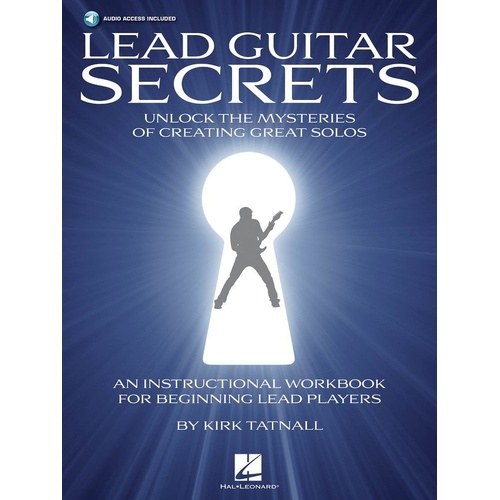 Lead Guitar Secrets Workbook by Hal Leonard - 128 Pages, Guitar TAB, Includes 80 Audio Tracks for Soloing Practice