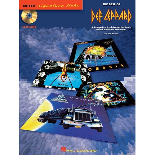 Best Of Def Leppard Signature Licks Book/CD (Softcover Book/CD)