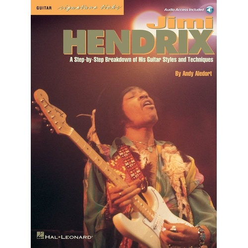 Jimi Hendrix - Signature Licks Songbook with Online Audio for Guitar