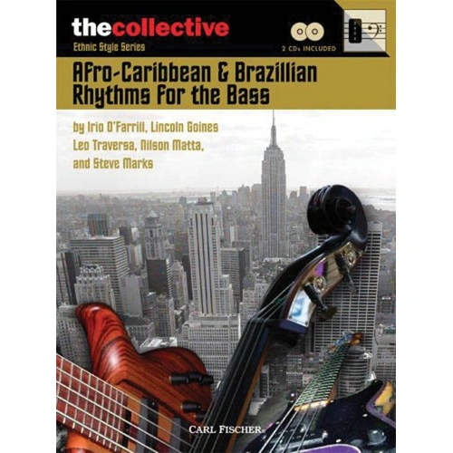 Afro-Caribbean & Brazilian Rhythms Instructional Book for Bass Guitar