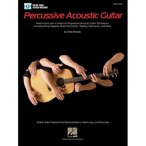 Percussive Acoustic Guitar Book/DVD by Chris Woods