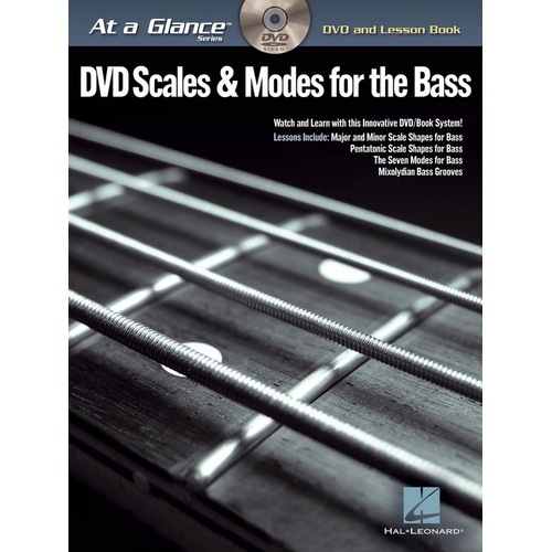 At A Glance Scales and Modes For Bass Book/DVD (Softcover Book/DVD)