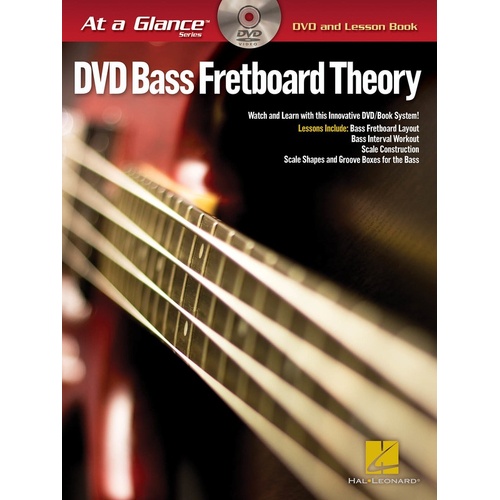 At A Glance Bass Fretboard Theory Book/DVD (Softcover Book/DVD)