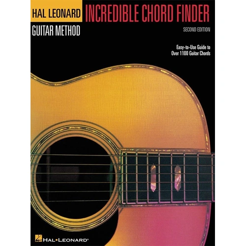 Hal Leonard Incredible Chord Finder - Guitar Chord Guide with 1,000+ Chords, 104 Pages, 9"x12" Edition