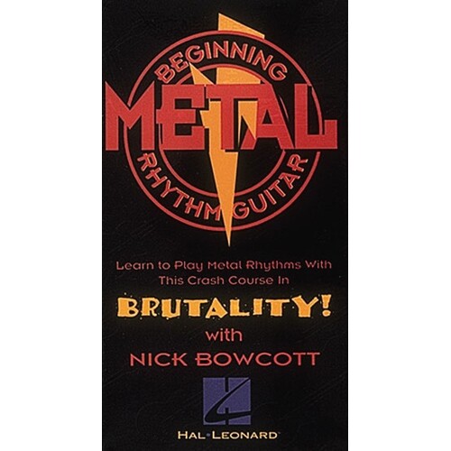 Beginning Metal Rhythm Guitar Video 