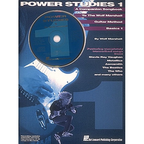 Power Studies 1 Wolf Marshall Book/CD Guitar (Softcover Book/CD)