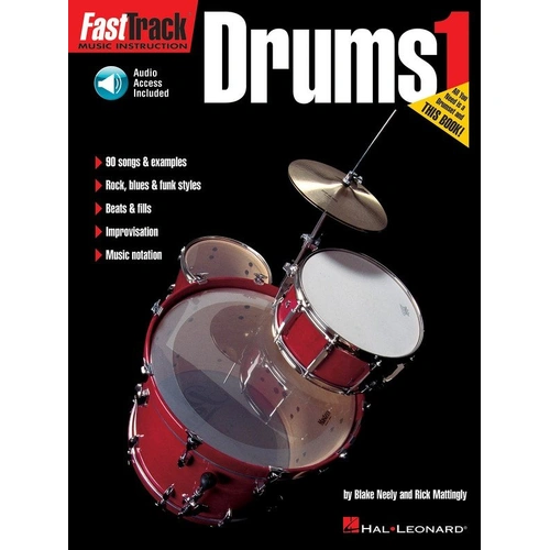 Fasttrack Drums Book 1 Book/Online Audio (Softcover Book/Online Audio)
