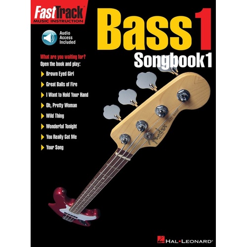 Fasttrack Bass Songbook 1 Level 1 Book/CD (Softcover Book/CD)