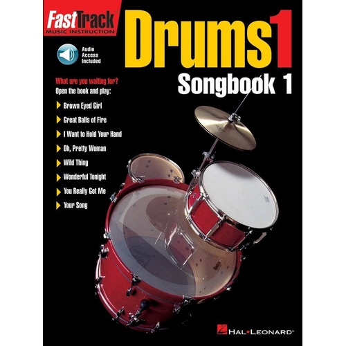 FastTrack Drums Songbook 1 - Level 1 by Hal Leonard