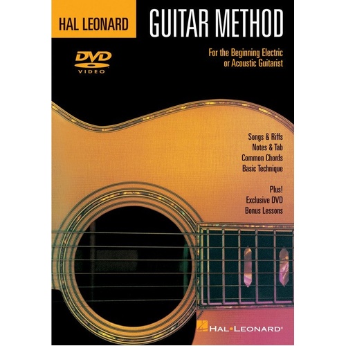 Hal Leonard Guitar Method DVD for Electric and Acoustic Guitar