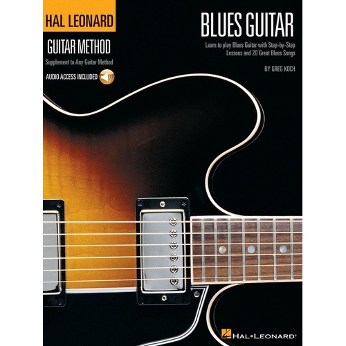 Hal Leonard Blues Guitar Method Book