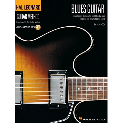 Hal Leonard Blues Guitar Method Book with CD