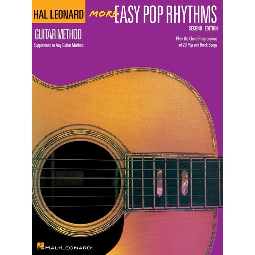 More Easy Pop Rhythms Book 3rd Edition for Guitar - Hal Leonard, 48 Pages