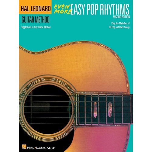 Even More Easy Pop Rhythms Book 2nd Edition by Hal Leonard for Guitar - 48 Pages