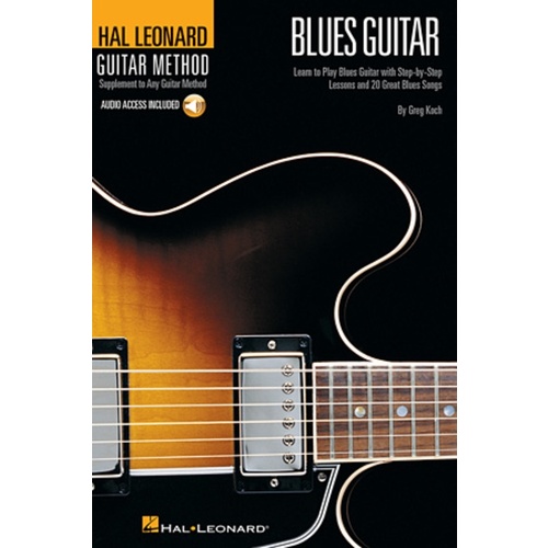 Hl Guitar Method Blues Guitar 6 x 9 Edition Book/Online Audio