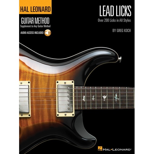 HL Guitar Method Lead Licks Book/Online Audio (Softcover Book/Online Audio)