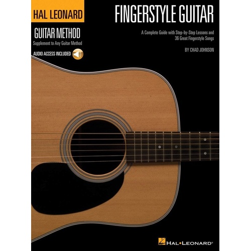 Hal Leonard Fingerstyle Guitar Method Book with Online Audio Access