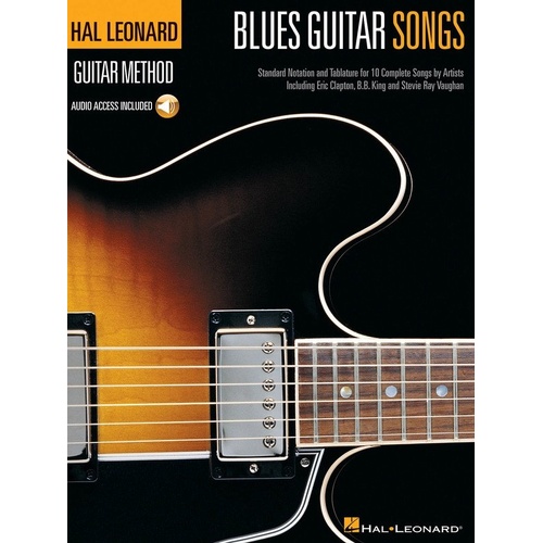 Hal Leonard Guitar Method: Blues Guitar Songs Songbook