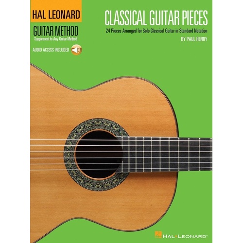 Classical Guitar Pieces Book with Online Audio by Hal Leonard