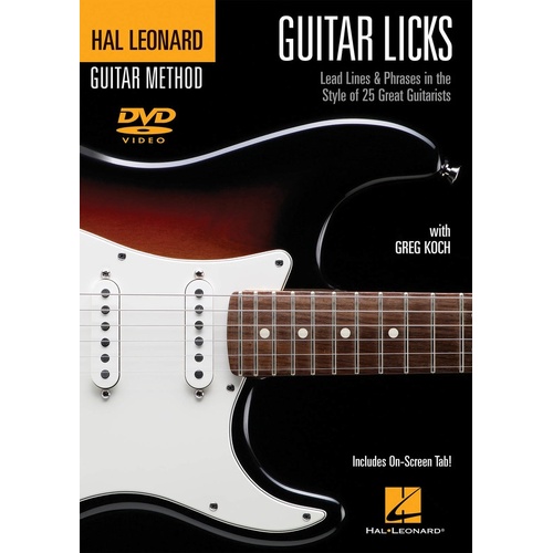 HL Guitar Licks DVD (DVD Only)