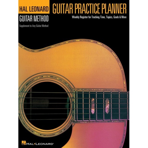 Hal Leonard Guitar Practice Planner