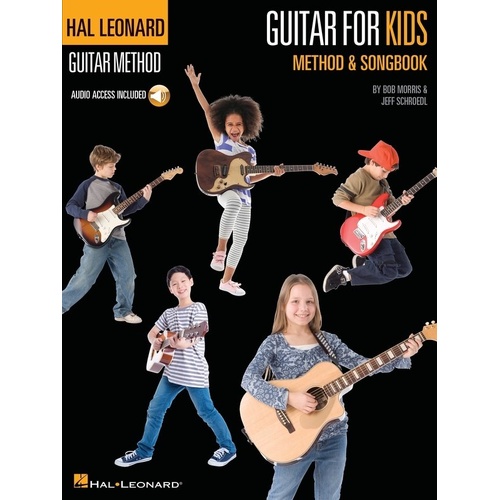 Guitar for Kids Method & Songbook by Hal Leonard, 56 Pages, All-in-One Learning for Children