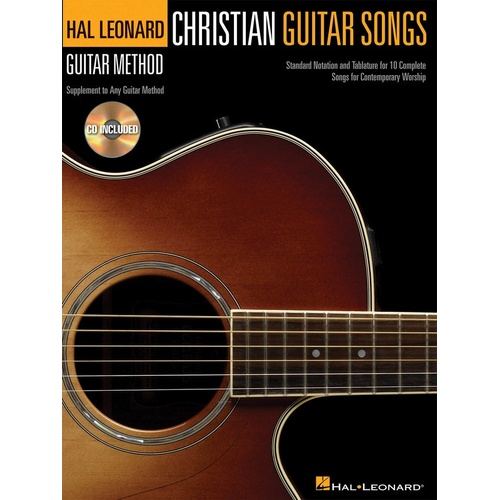 HL Christian Guitar Songs Book/CD (Softcover Book/CD)