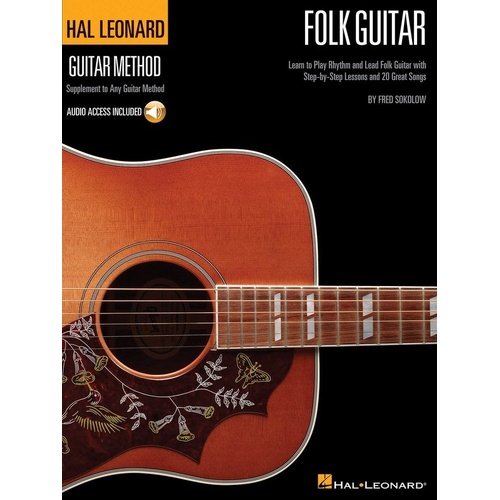 Hal Leonard Folk Guitar Method Book