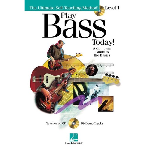Play Bass Today Book/CD Lv 1 Plus 6 x 9 (Softcover Book/CD)