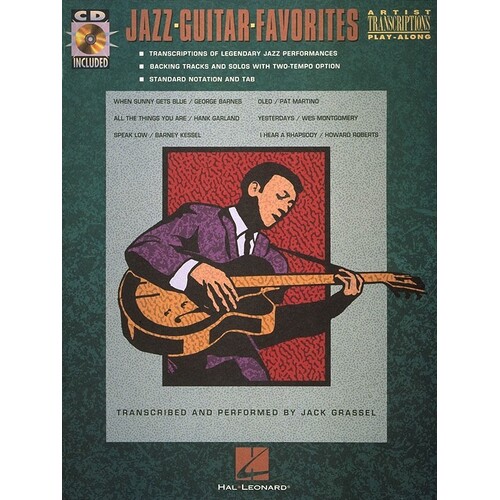 Jazz Guitar Favourites Book/CD (Softcover Book/CD)