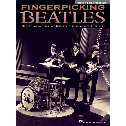 Fingerpicking Beatles Guitar Notes & Tab - Revised & Expanded Edition by Hal Leonard, 120 Pages, Intermediate Level