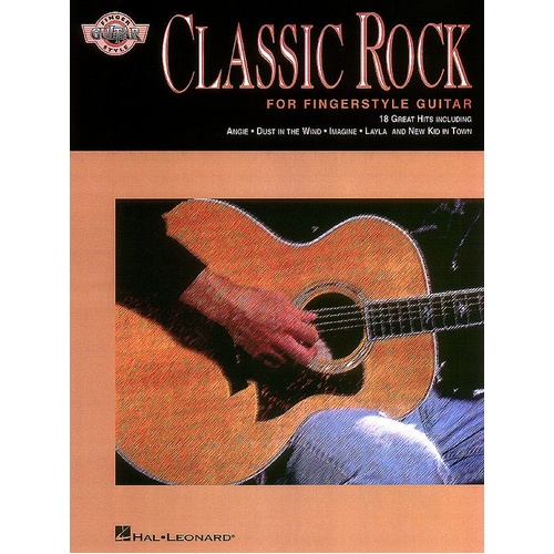 Classic Rock For Fingerstyle Guitar (Softcover Book)