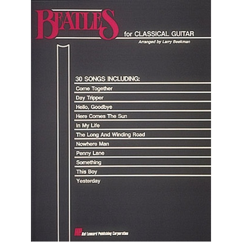 Beatles For Classical Guitar Arr Beekman (Softcover Book)
