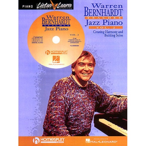 Warren Bernhardt Teaches Jazz Piano Vol 2 Book/CD (Softcover Book/CD)