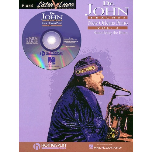 Dr John Teaches New Orleans Piano Vol 3 Book/CD (Softcover Book/CD)