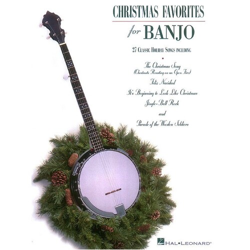 Christmas Favorites For Banjo (Softcover Book)