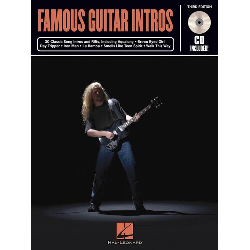 Riff Notes Famous Guitar Intros Book/CD 3rd Editio (Softcover Book/CD)