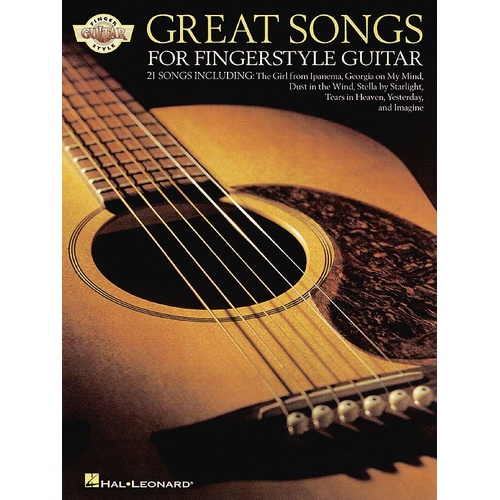 Great Songs For Fingerstyle Guitar (Softcover Book)