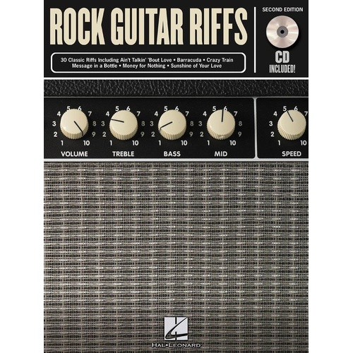 Rock Guitar Riffs 2nd Edition BK/CD by Hal Leonard