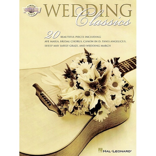 Wedding Classics Fingerstyle Guitar (Softcover Book)
