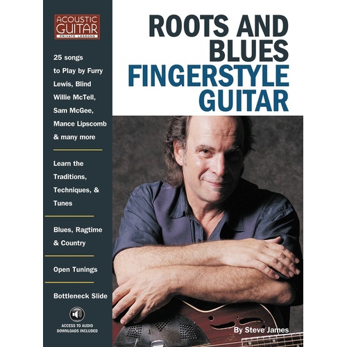 Roots And Blues Fingerstyle Guitar Book/Online Audio (Softcover Book/Online Audio)