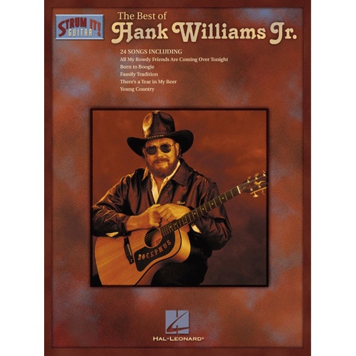 The Best Of Hank Williams Jr Lyrics/Chords Strum It (Softcover Book)